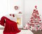 Faux Fur Sherpa Throw Blanket for Couch, 50"x60" Red Christmas Sherpa Fleece Reversible Soft Fuzzy Fluffy Shaggy Blankets for Sofa Bed Home Decor